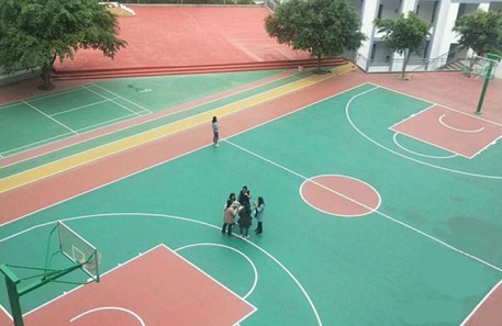 四川室外硅pu籃球場